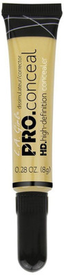 

L.A. Girl Conceal Hd Concealer - 0.28 Ounce ( Yellow Corrector) with free gift card form LOOKSANDBEAUTY Concealer(yellow)