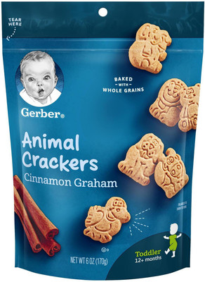 

Gerber Animal Crackers, Cinnamon Graham(170 g)