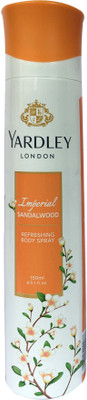 

Yardley London Imperial Sandalwood (pack of 1) Body Spray - For Women(150 ml)