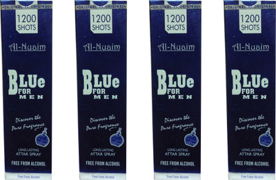 

Al Nuaim Blue for men (pack of 4) Perfume Body Spray - For Men & Women(100 ml, Pack of 4)