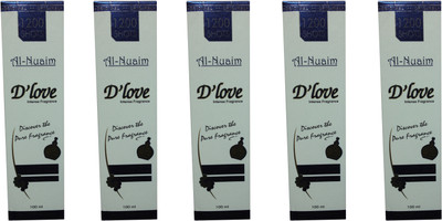 

Al Nuaim D' Love (pack of 5) Perfume Body Spray - For Men & Women(100 ml, Pack of 5)