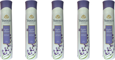 

Yardley London English lavender (pack of 5) Body Spray - For Women(150 ml, Pack of 5)