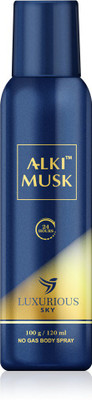 

ALkiMusk Sky No Gas Body Spray - For Men(120 ml)