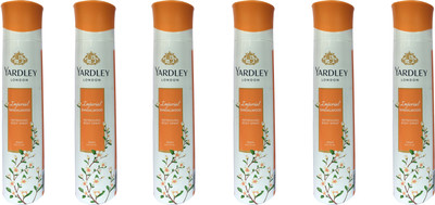 

Yardley London Imperial Sandalwood (pack of 6) Body Spray - For Women(150 ml, Pack of 6)