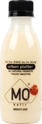 

Urban Platter Mo's Kefir, Mishti Doi, 200ml [All Natural Probiotic Yogurt Smoothie, Ready to Drink, Pack of 6] Alphonso Mango Drink(6 ml)