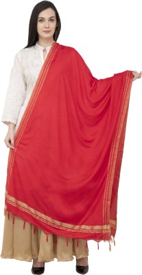 A R SILK Cotton Blend Solid Women Dupatta