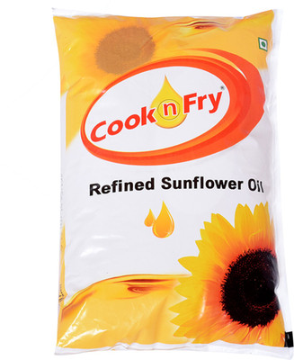 

Cook n Fry Refined Sunflower Oil Pouch(1 L)