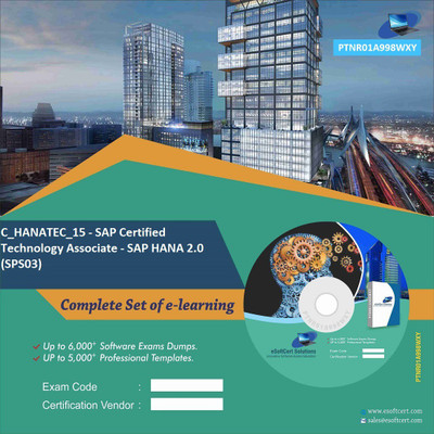 

PTNR01A998WXY C_HANATEC_15 - SAP Certified Technology Associate - SAP HANA 2.0 (SPS03) Practice Exam E-Book Set(DVD)