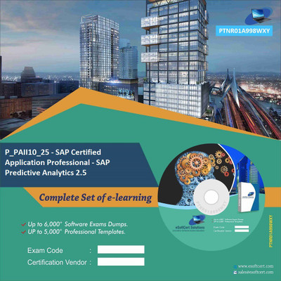 

PTNR01A998WXY P_PAII10_25 - SAP Certified Application Professional - SAP Predictive Analytics 2.5 Practice Exam E-Book Set(DVD)