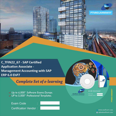 

PTNR01A998WXY C_TFIN22_67 - SAP Certified Application Associate - Management Accounting with SAP ERP 6.0 EhP7 Practice Exam E-Book Set(DVD)