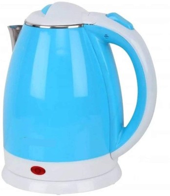 

ZURU BUNCH Stainless Steel Electric Kettle Lockable Lid LED Indicator Light 1.8L Capacity 1500 Watt - Blue Electric Kettle(1.8 L, Blue)