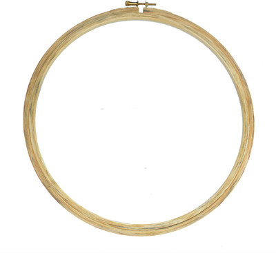 Embroiderymaterial 10 Inch Round Wooden Embroidery Hoop(Pack of 1)