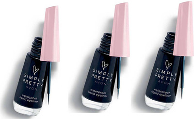 

Avon Anew Simply Pretty Liquid Eyeliner 7.5 g pack of 3 22.5 ml(black)