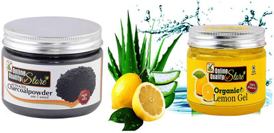

Online Quality Store Activated Charcoal Powder Pure & Natural + Lemon Gel_400g(400 g)