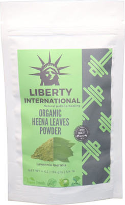 

LIBERTY INTERNATIONAL Organic Herbal Henna Precious Herb Mix Fresh Powder Hair Color For Greying Hair C1(114 g)