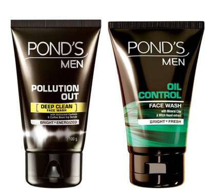 

Ponds Pollution Out Face Wash +Oil Control Face Wash 50g Face Wash(100 g)
