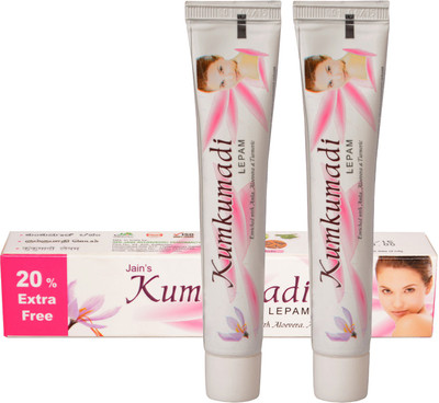 

Jain Kumkumadi Lepam 30g Ayurvedic Fairness Cream (Pack of 2)(60 g)