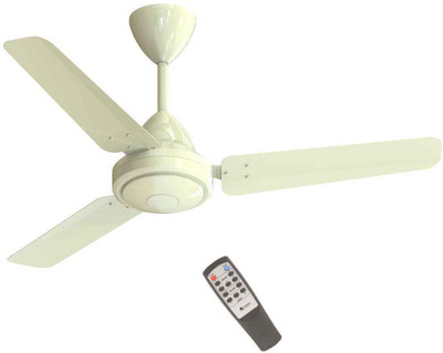 

Gorilla Efficio Energy Saving 5 Star Rated, Remote Control and BLDC Motor,1050mm 3 Blade Ceiling Fan(Ivory, Pack of 1)