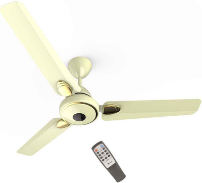 

Gorilla Efficio+ Energy Saving 5 Star Rated With Remote Control and BLDC Motor,1200mm 3 Blade Ceiling Fan(Pearl Ivory, Pack of 1)