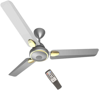 

Gorilla Efficio+ Energy Saving 5 Star Rated With Remote Control and BLDC Motor,1200mm 3 Blade Ceiling Fan(Sand Grey, Pack of 1)