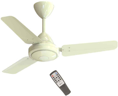 

Gorilla Efficio Energy Saving 5 Star Rated, Remote Control and BLDC Motor,900mm 3 Blade Ceiling Fan(Ivory, Pack of 1)