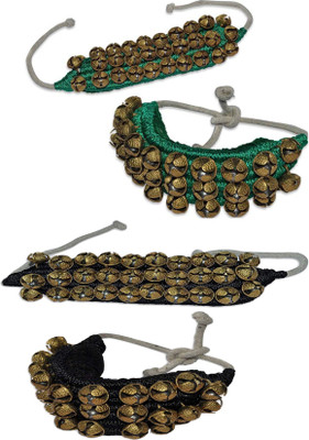 MGP Fashion Bharatanatyam, Kuchipudi, Odissi, Kathak Ghungroo classical Indian dancers ghungru Black green Ghungroo Bells(60 Pieces, 0.5 inch) Flipkart