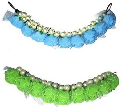 

Shrungarika Fashionable Blue & green Bun Clip, Bun, Bun Stick, Back Pin(Green, Turquoise)