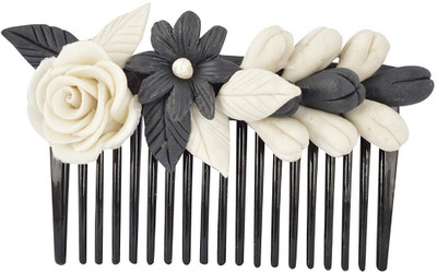 

Unique Indian Crafts Party Handmade Flower Comb Clip Hair Pin(Multicolor)