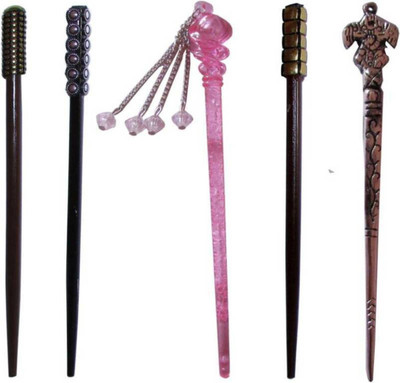 

Ngel Combo of Multi Color Juda Sticks Bun Stick Bun Stick(Multicolor)