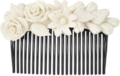 

Unique Indian Crafts Party Handmade Flower Comb Clip Hair Pin(Multicolor)