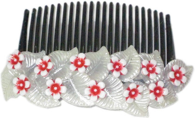 

Unique Indian Crafts Party Handmade Flower Comb Clip Hair Pin(Multicolor)