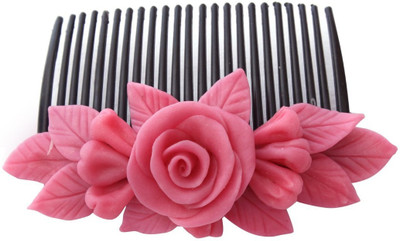 

Unique Indian Crafts Party Handmade Flower Comb Clip Hair Pin(Multicolor)