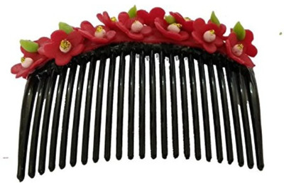

Unique Indian Crafts Party Handmade Flower Comb Clip Hair Pin(Multicolor)