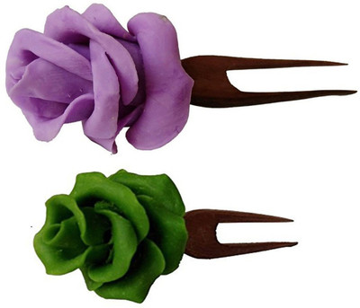 

Unique Indian Crafts Juda Pin Hair Pin(Multicolor)
