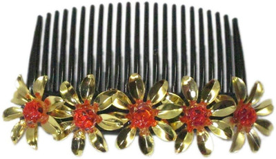 

Unique Indian Crafts Party Handmade Flower Comb Clip Hair Pin(Multicolor)