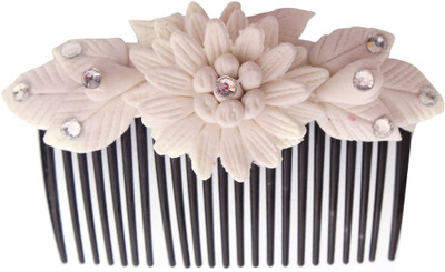 

Unique Indian Crafts Party Handmade Flower Comb Clip Hair Pin(Multicolor)