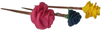 

Unique Indian Crafts Juda Pin Hair Pin(Multicolor)