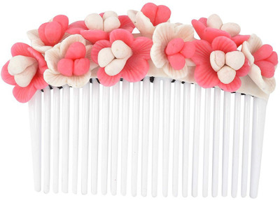 

Unique Indian Crafts Party Handmade Flower Comb Clip Hair Pin(Multicolor)