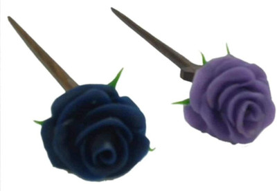 

Unique Indian Crafts Juda Pin Hair Pin(Multicolor)