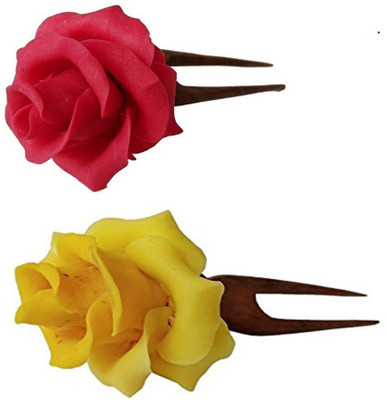 

Unique Indian Crafts Juda Pin Hair Pin(Multicolor)