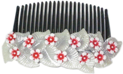 

Unique Indian Crafts Party Handmade Flower Comb Clip Hair Pin(Multicolor)