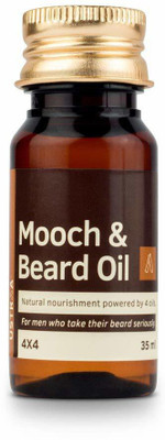 

Vlog Bazar Mooch & Beard Oil 4x4 (35 ml) Pack of 4 Hair Oil(35 ml)