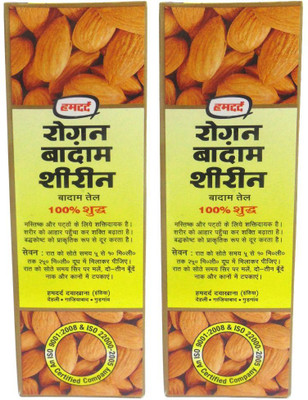 

Hamdard Roghan Badam Shirin 50ml Pack of 2 Hair Oil(100 ml)
