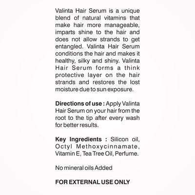 

Valinta Serum For Hair Strengthening(100 ml)