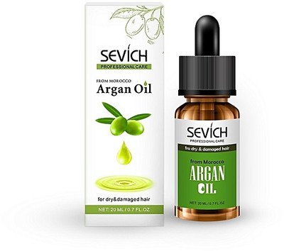 

SEVICH Morocco Argan Oil 20ML Moisturizing Dry Damaged Hair Straight Maintenance Repair Treatment Hair Care(20 ml)