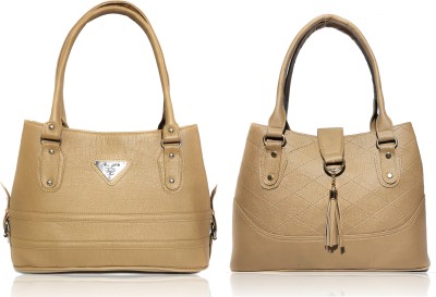 AZED Collections Women Khaki Shoulder Bag(Pack of: 2)