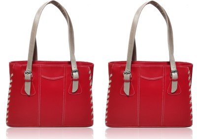 AZED Collections Women Red, Red Shoulder Bag(Pack of: 2)