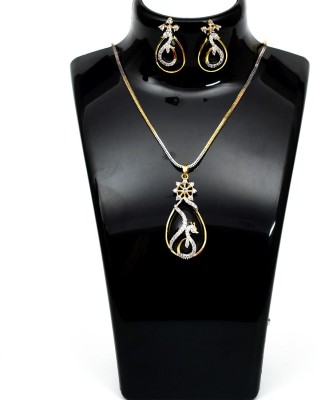 ANAY Alloy Black Jewellery Set(Pack of 1)