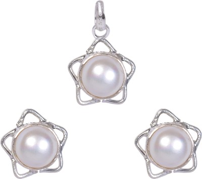 Silverwala Sterling Silver Silver White Jewellery Set(Pack of 1)