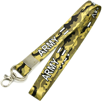 faynci Army Premium Quality Fabric Hook Long Key Chain Key Chain